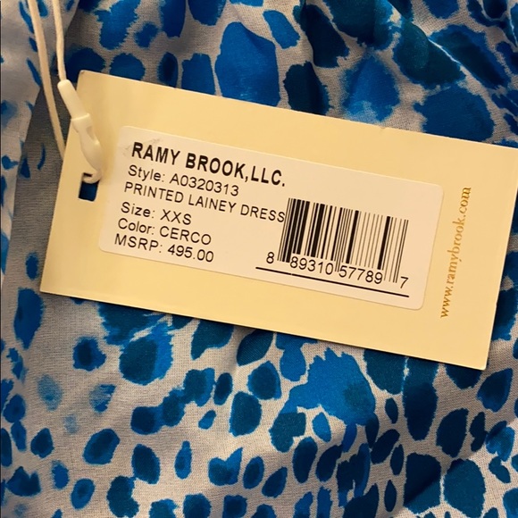 Brand New Ramy Brook Printed Lainey Dress Size XXS - Picture 3 of 5